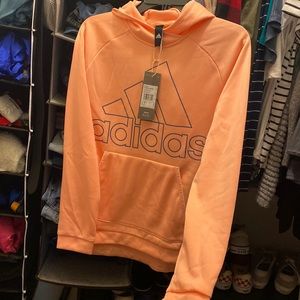 Adidas Peach-colored Lightweight Hoodie-NWT